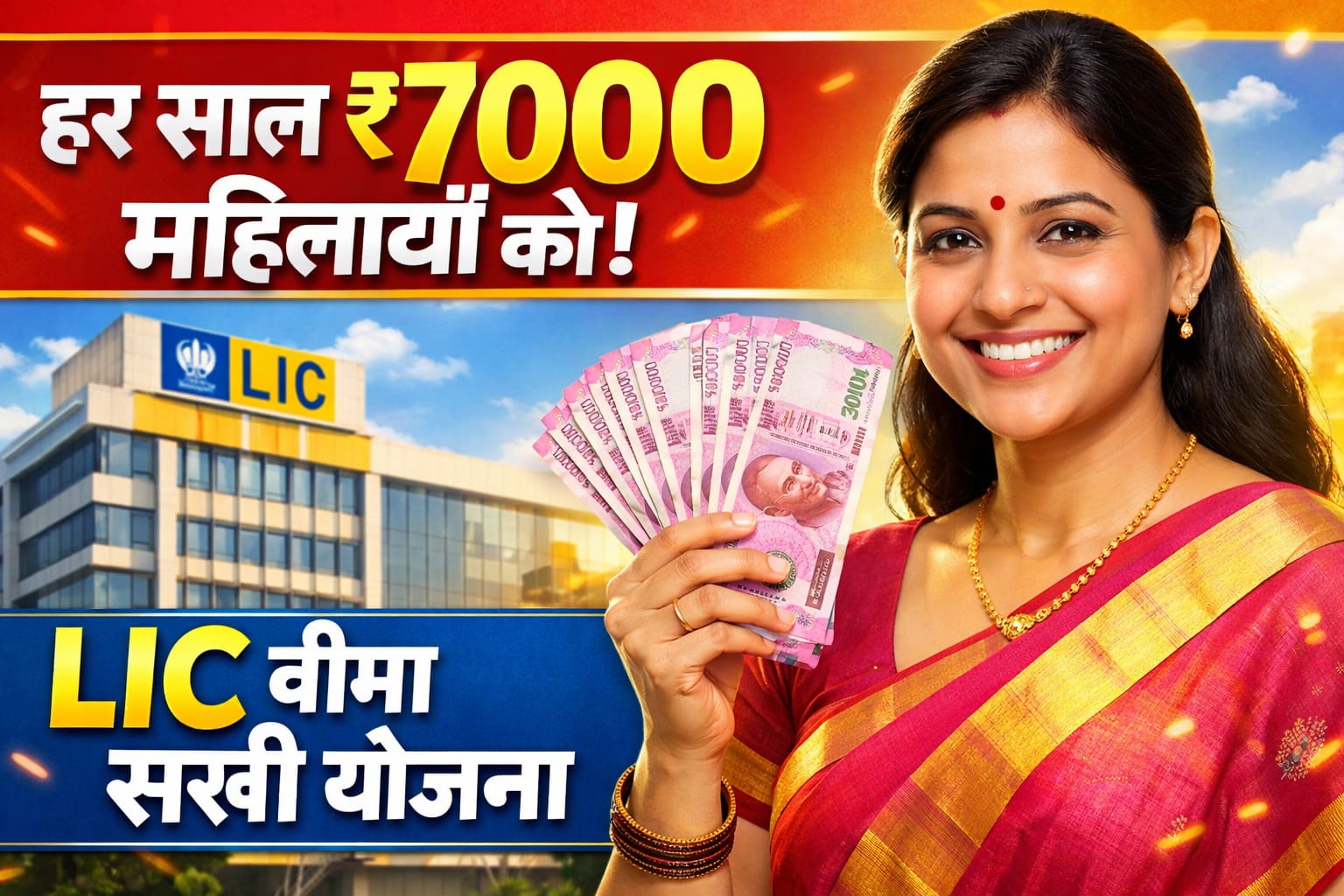 LIC Bima Sakhi Yojana 2026: महिलाओं को हर साल ₹7000 सहायता | Eligibility, Benefits, Apply Process