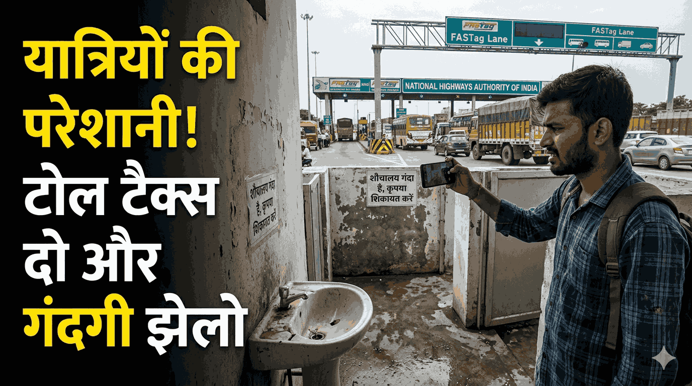 ₹1000 मिलेंगे फोटो खींचने पर! NHAI Toll Plaza पर टॉयलेट गंदा मिला तो तुरंत करें शिकायत